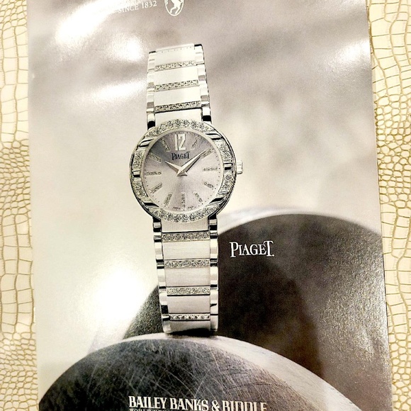 Piaget Other - New Unused Bailey Banks & Biddle Wrist Watch Catalog 2003 Piaget.